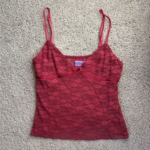 Edikted Red Lace Camisole